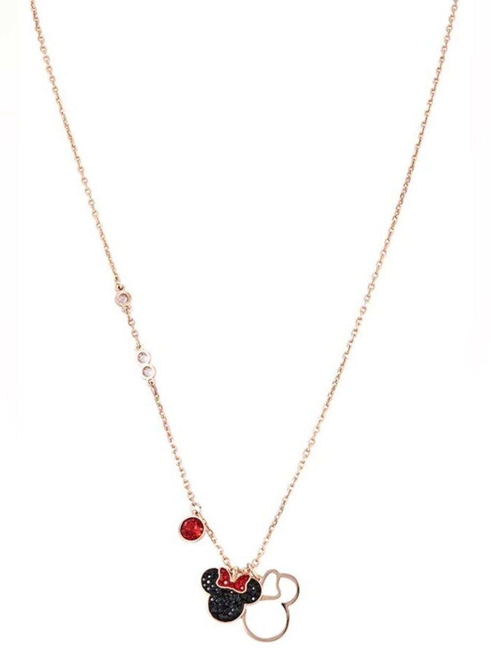 Swarovski | Rose Gold Minnie Mouse Pendant Necklace